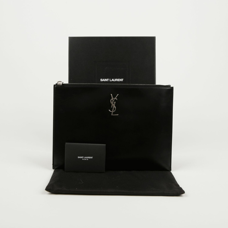 SAINT LAURENT 平板電腦手拿包-0