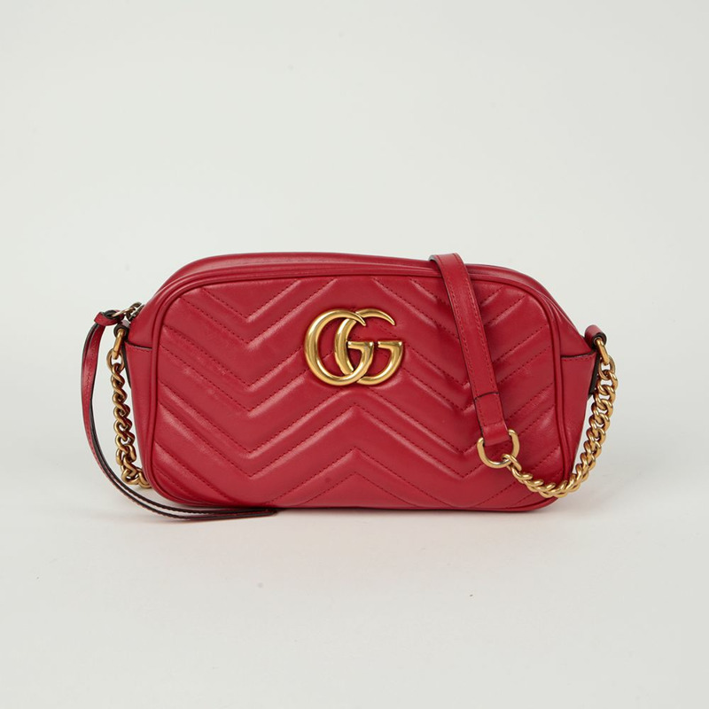 GUCCI GG Marmont 小號斜背肩背包-0