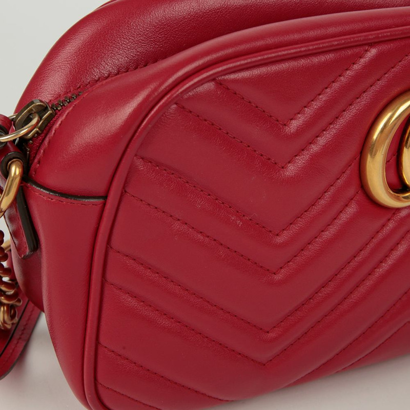 GUCCI GG Marmont 小號斜背肩背包-3