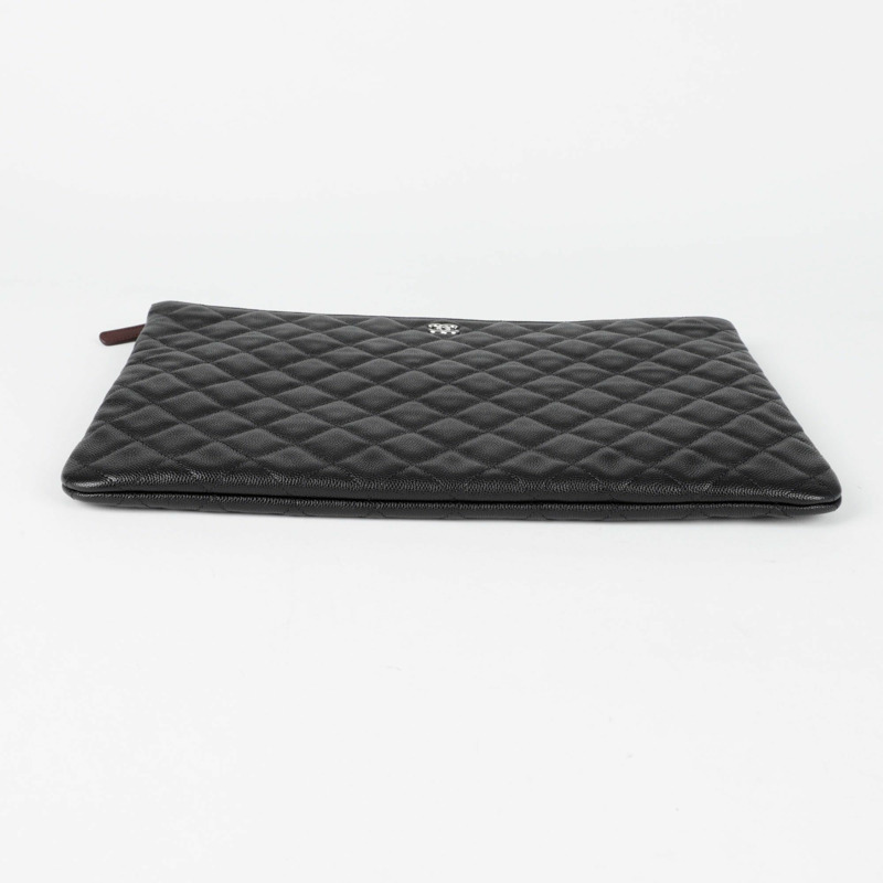 CHANEL Caviar Skin 經典大手拿包 A82552-5