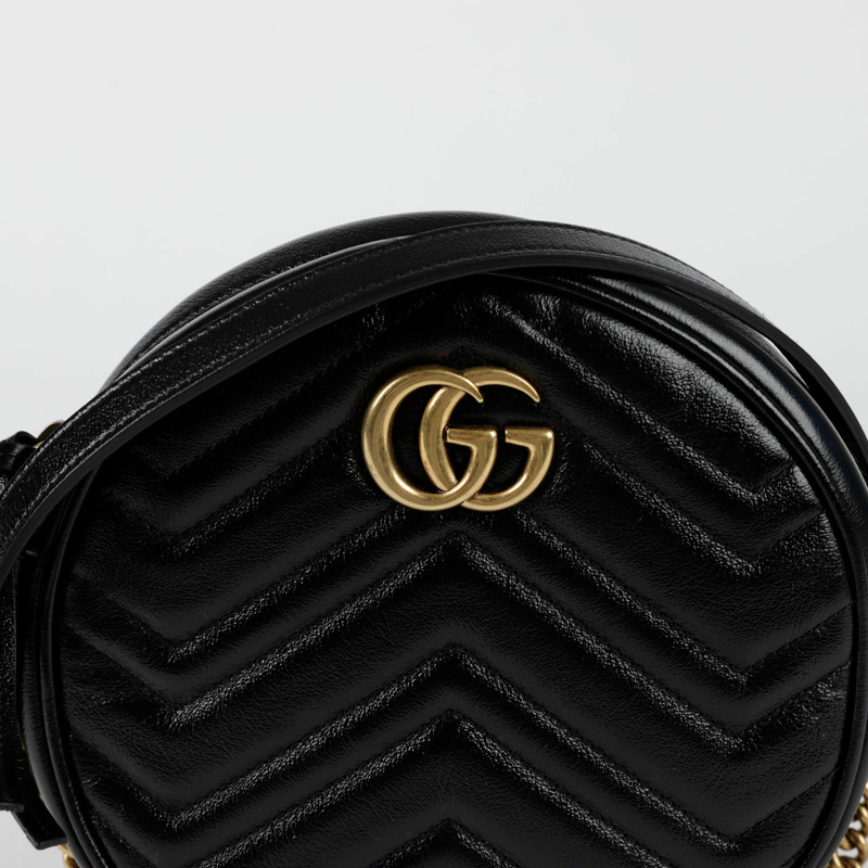 GUCCI 550154 GG Marmont 迷你圓形肩斜背包-1