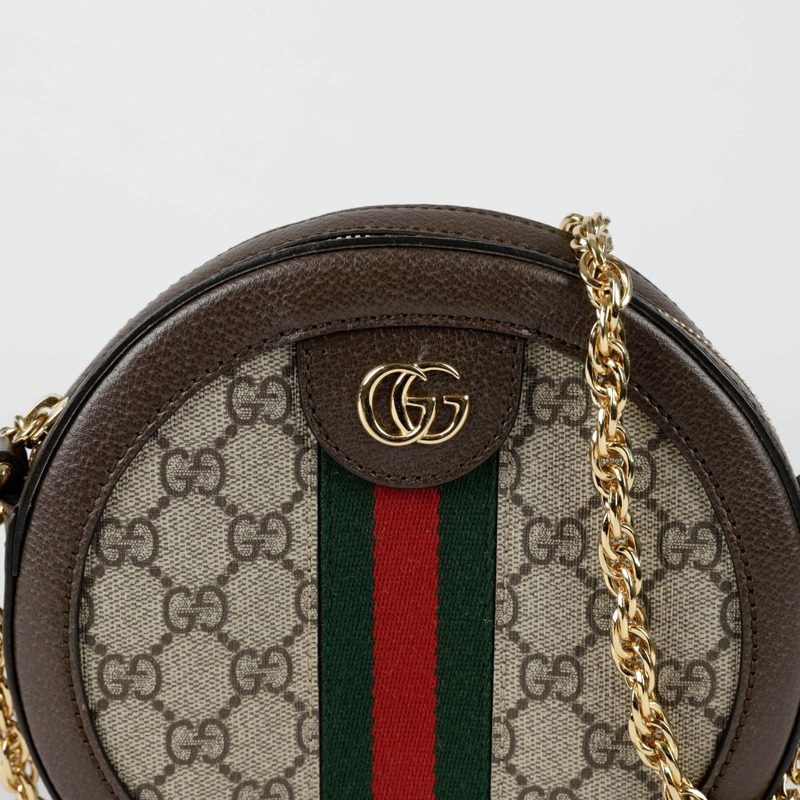 【包稅】GUCCI Ophidia迷你圓肩斜背包 550618-1