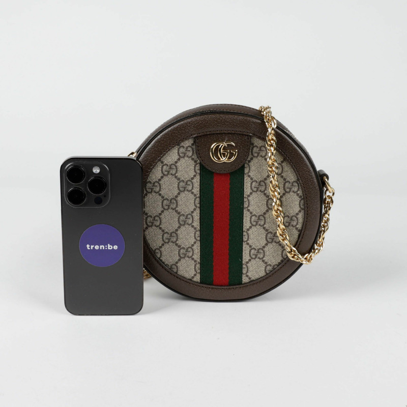 【包稅】GUCCI Ophidia迷你圓肩斜背包 550618-6