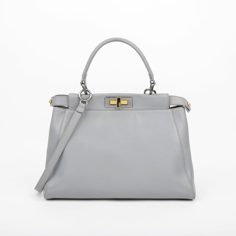 FENDI Peekaboo 中型托特單肩包-1
