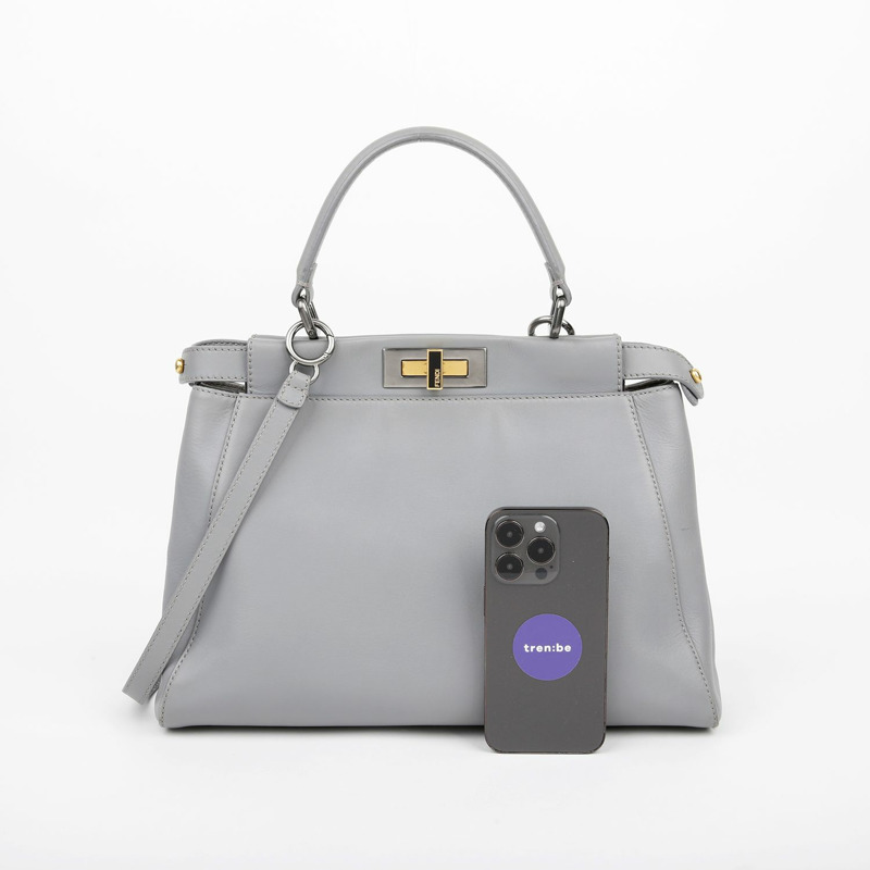 FENDI Peekaboo 中型托特單肩包-11