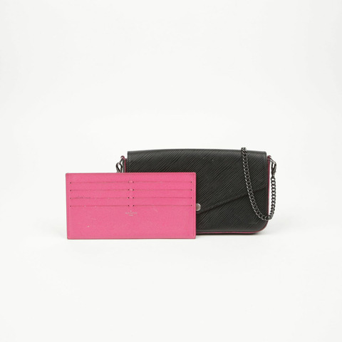 LOUIS VUITTON Pochette Felicie 鏈條斜背包