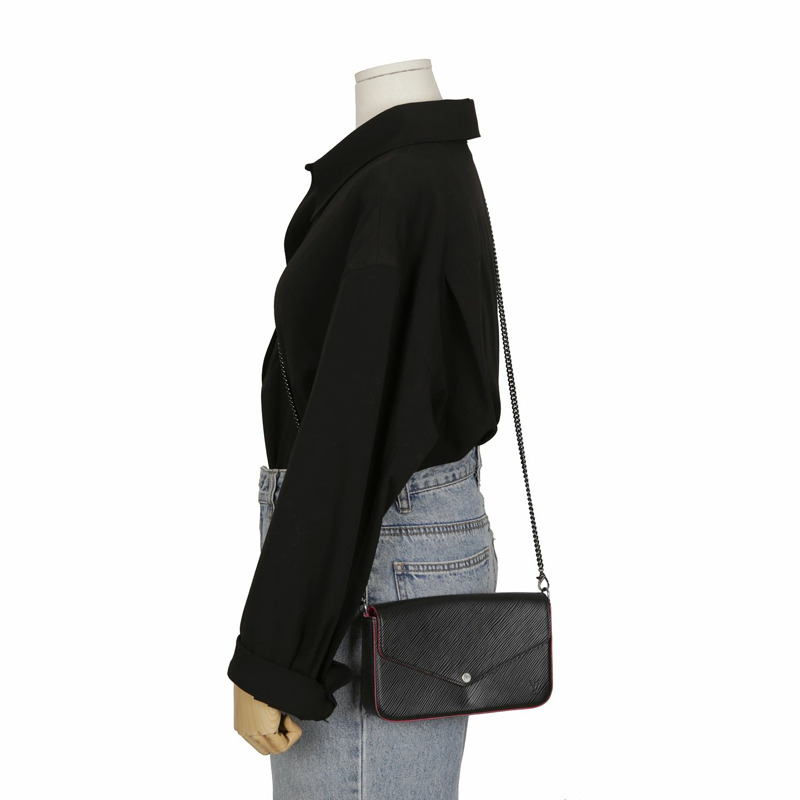 LOUIS VUITTON Pochette Felicie 鏈條斜背包-13