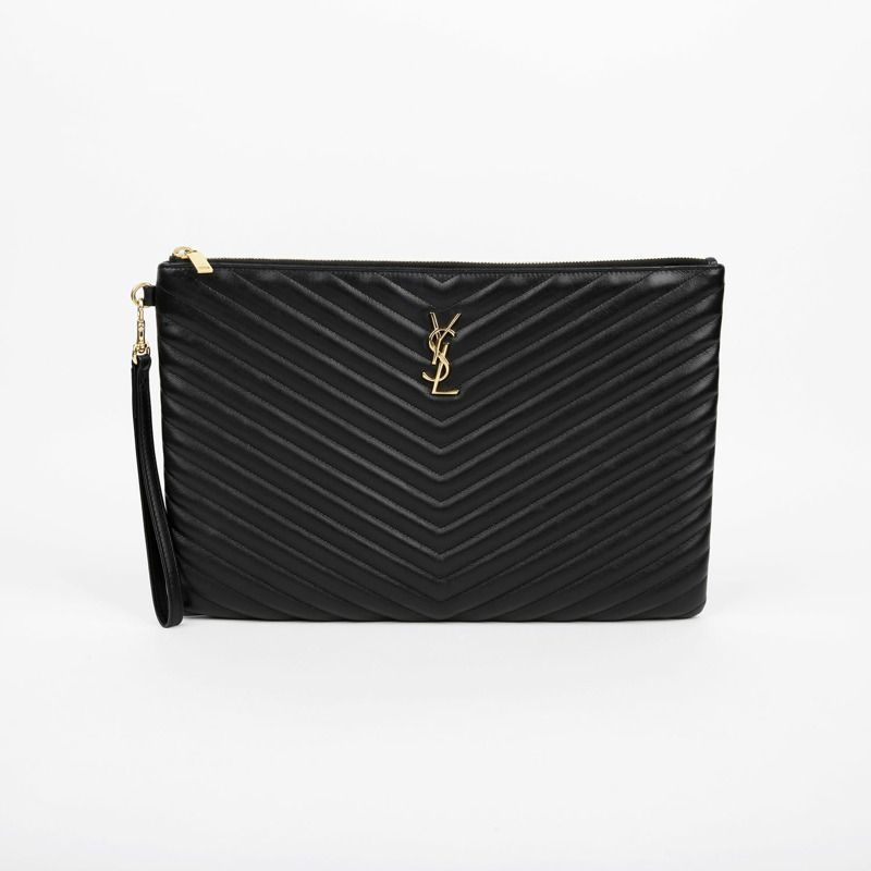 SAINT LAURENT Monogram 資料夾手拿包 440222-1