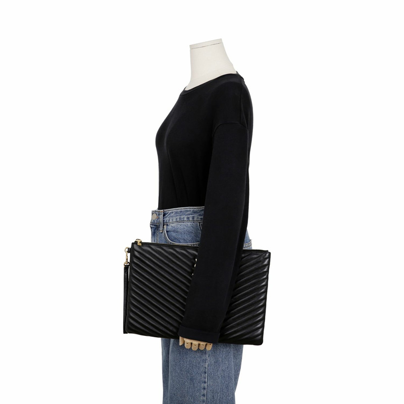 SAINT LAURENT Monogram 資料夾手拿包 440222-8