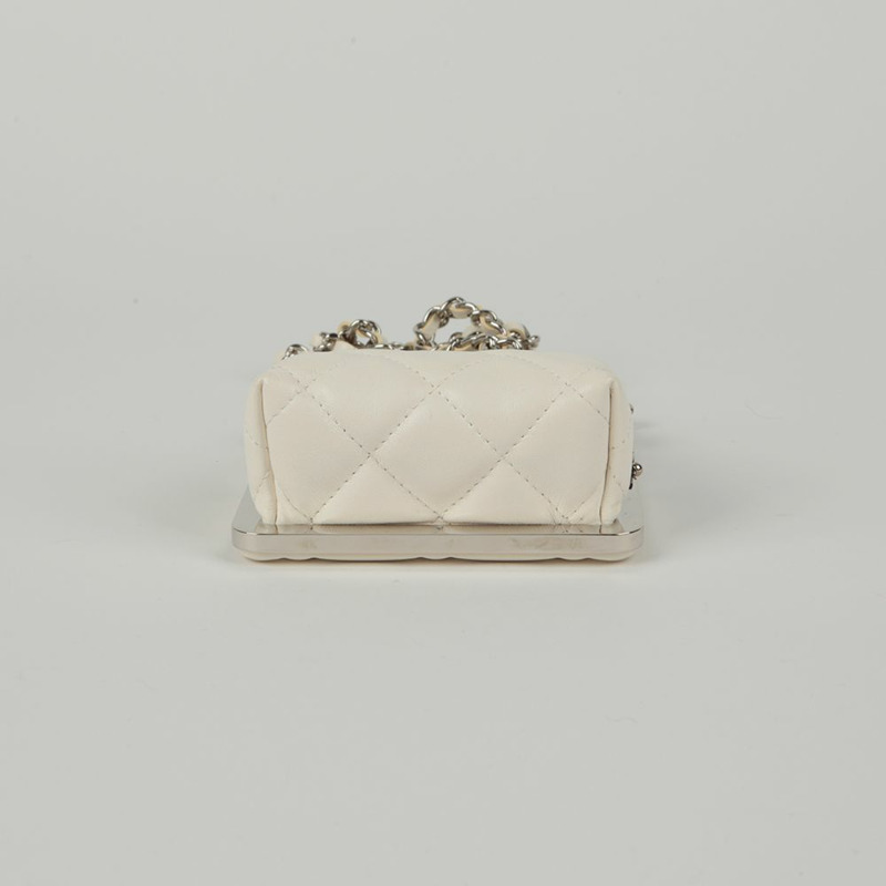 CHANEL 金屬框手拿包鏈條單肩包-5
