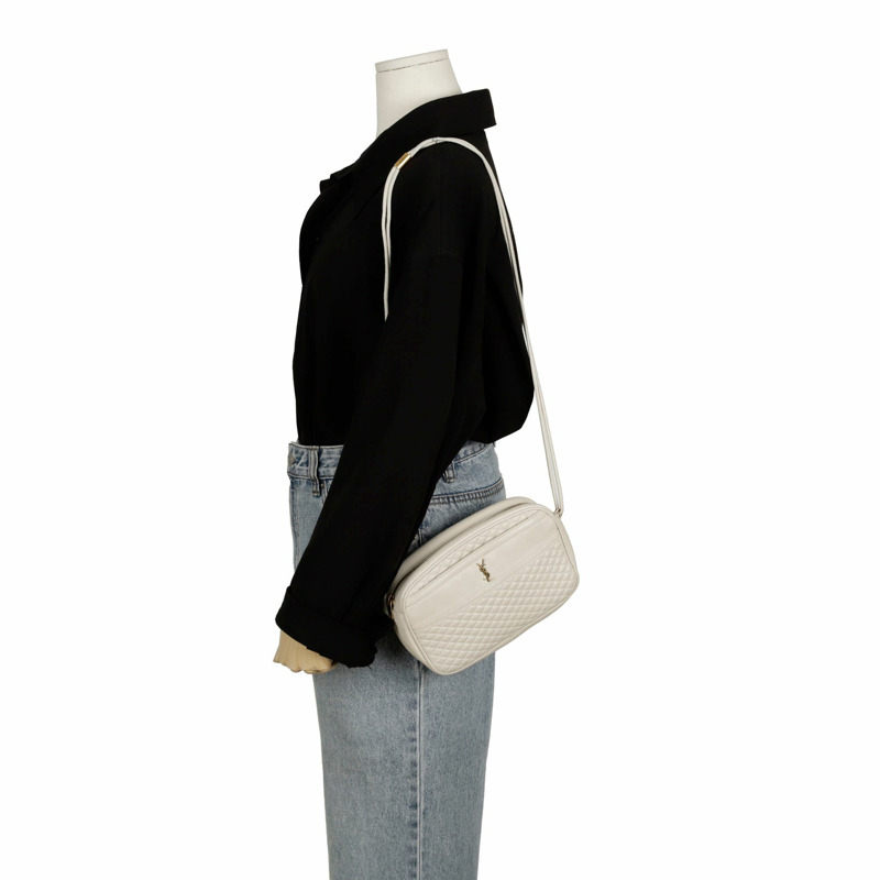 SAINT LAURENT Victuar 相機肩斜背包-11