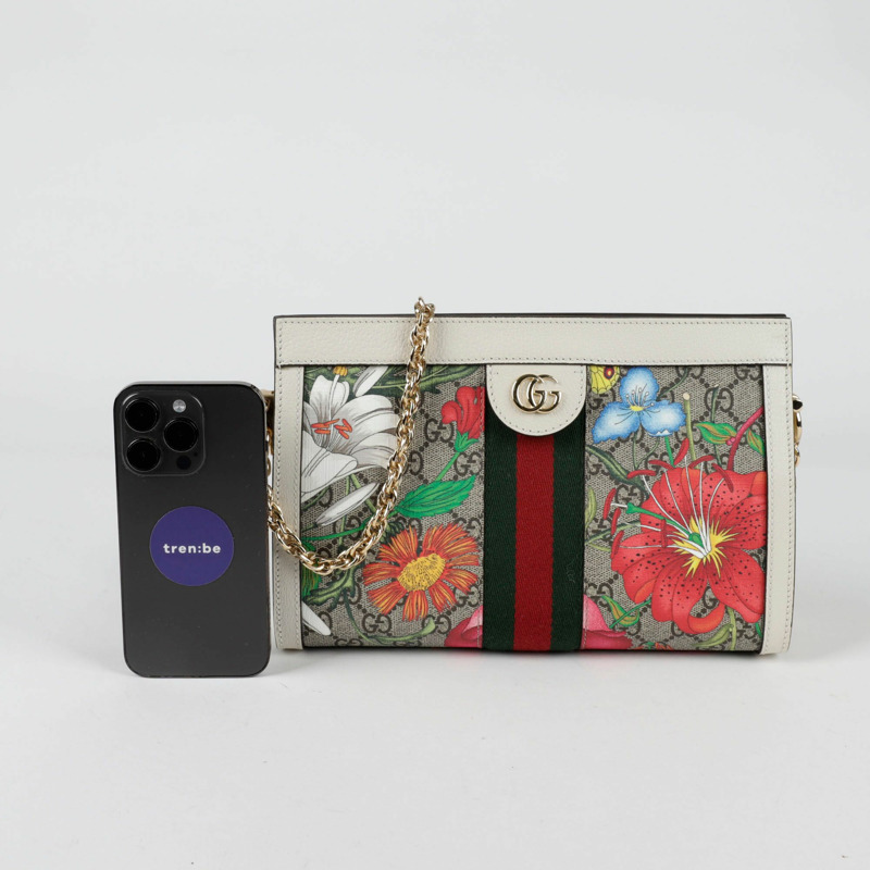 GUCCI Ophidia Flora 小號斜背包-9