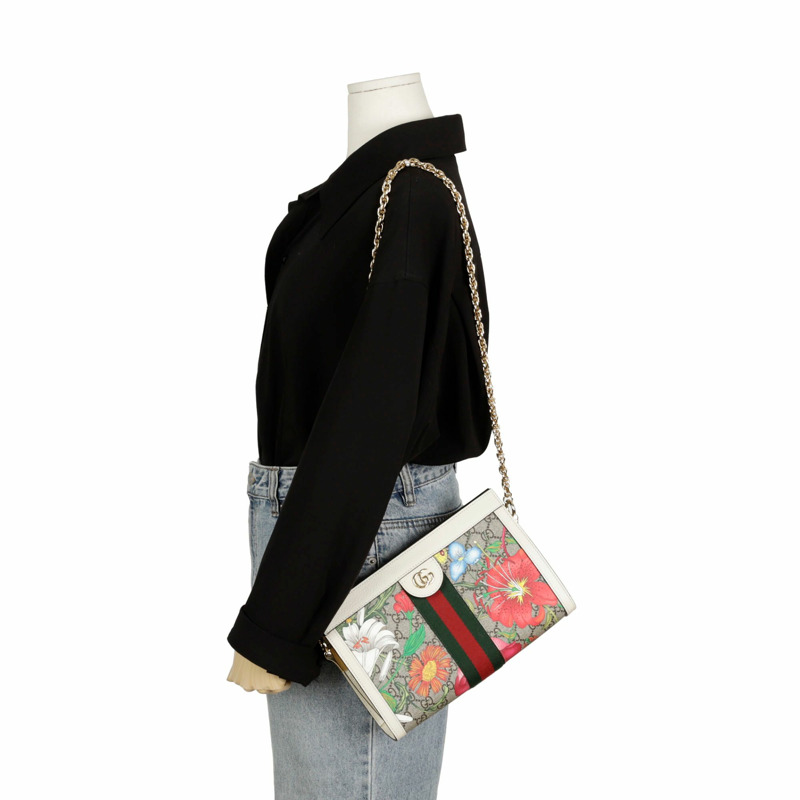 GUCCI Ophidia Flora 小號斜背包-11