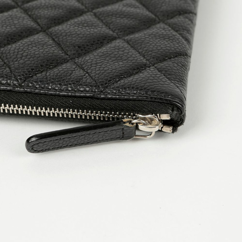CHANEL Caviar Skin CC Logo 大號手包-6