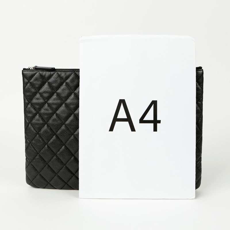 CHANEL Caviar Skin CC Logo 大號手包-8