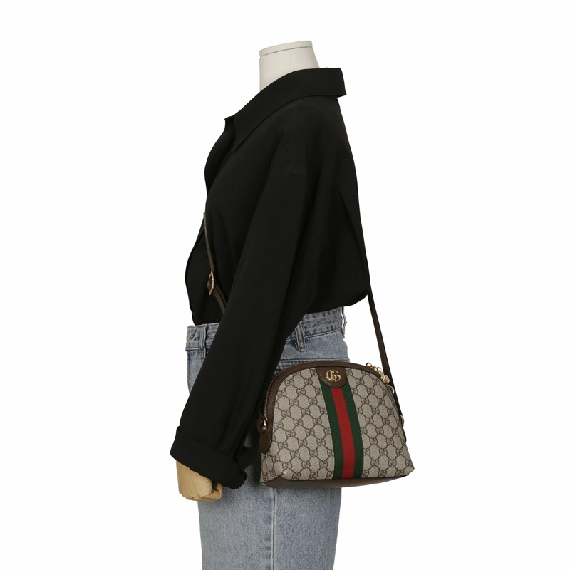 GUCCI GG Supreme 帆布 Ophidia 肩背包與斜背包-9