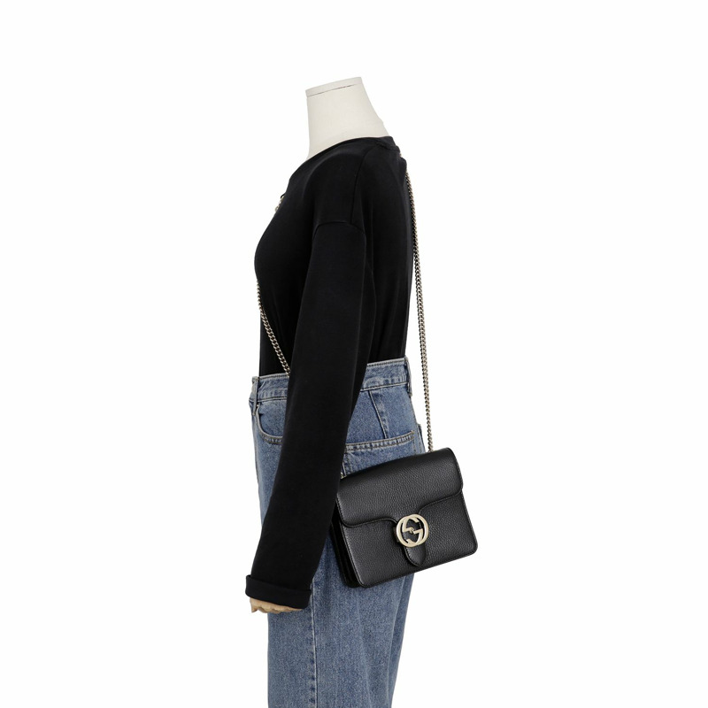 GUCCI 互鎖鏈條單肩斜背包 510304-14