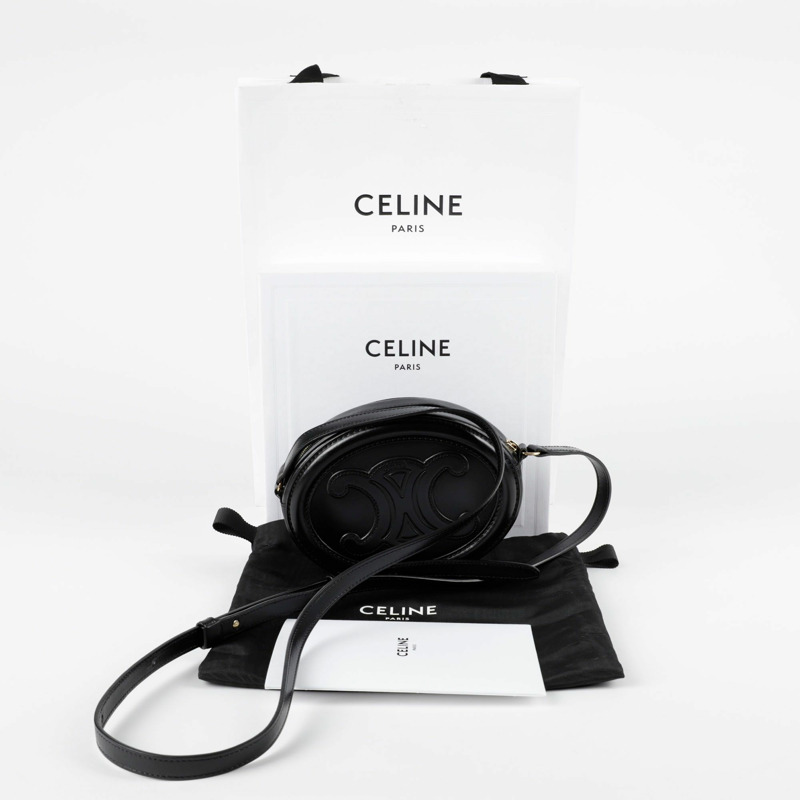 CELINE Triope 橢圓形 Pulse 斜背包-0