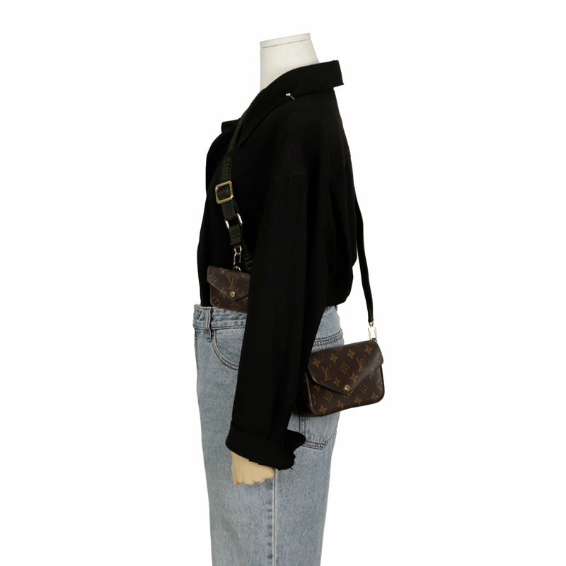 LOUIS VUITTON Felicie Strap and Go 斜背包-10