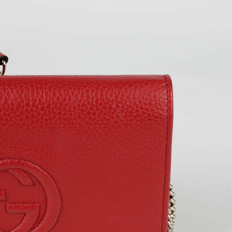 GUCCI 互扣式 Soho 鏈條單肩斜背包 598211-1