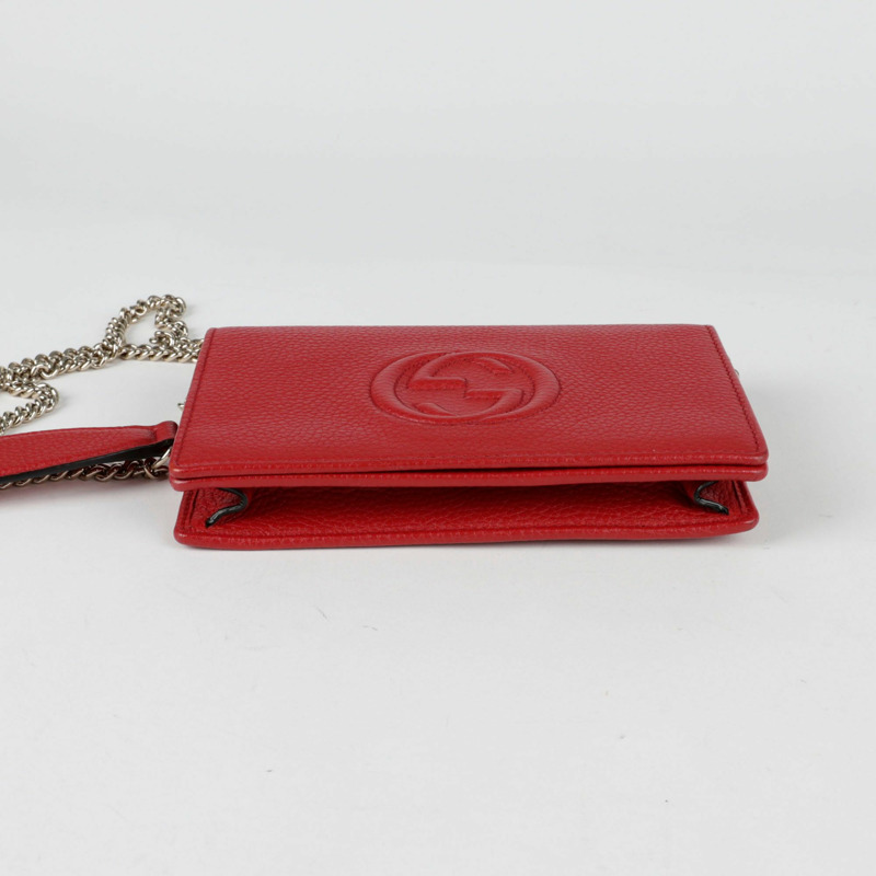 GUCCI 互扣式 Soho 鏈條單肩斜背包 598211-5
