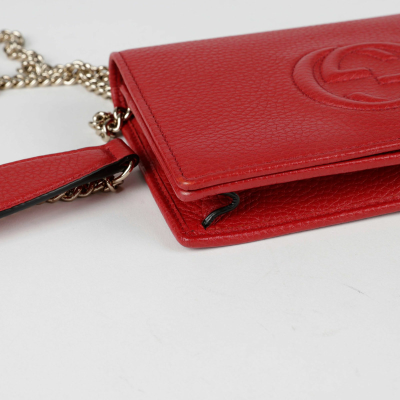 GUCCI 互扣式 Soho 鏈條單肩斜背包 598211-6