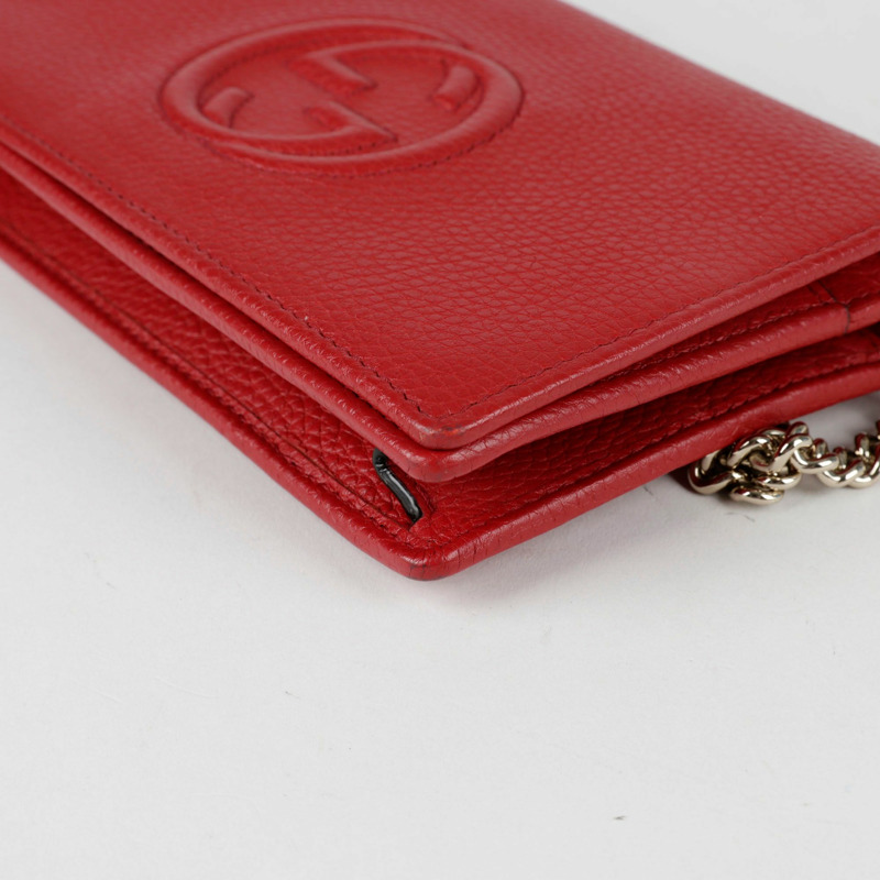 GUCCI 互扣式 Soho 鏈條單肩斜背包 598211-7