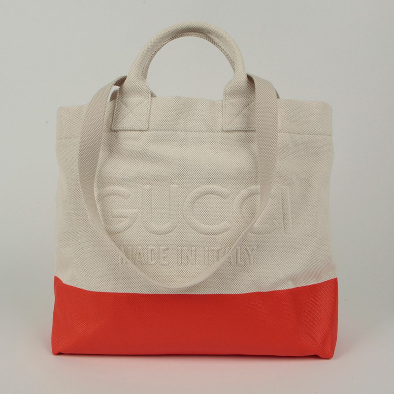 GUCCI 壓花細節托特單肩包-1