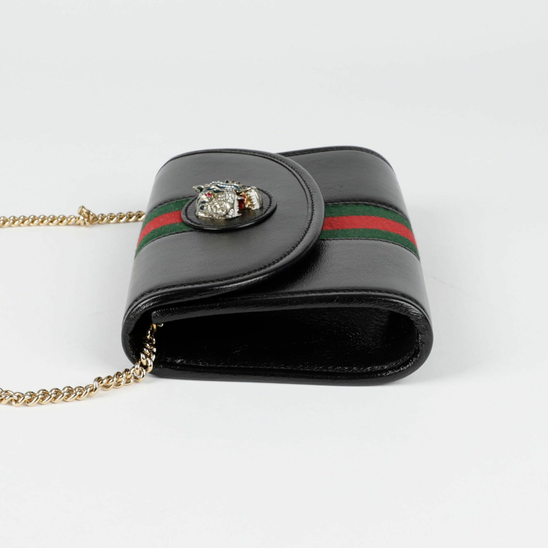 【包稅】GUCCI Laja Tiger 鏈條肩斜背包-2