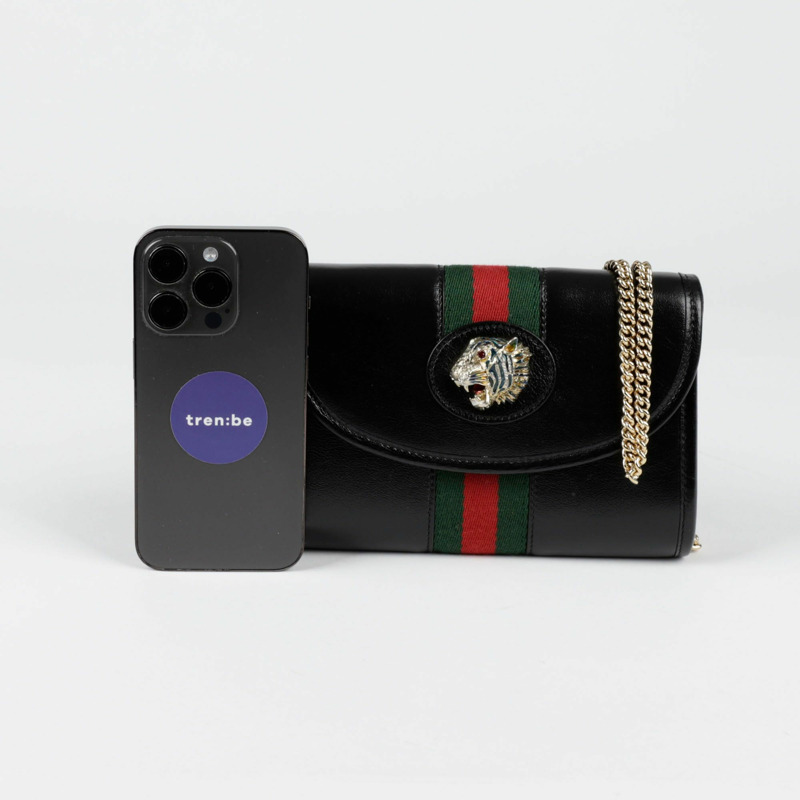 【包稅】GUCCI Laja Tiger 鏈條肩斜背包-5