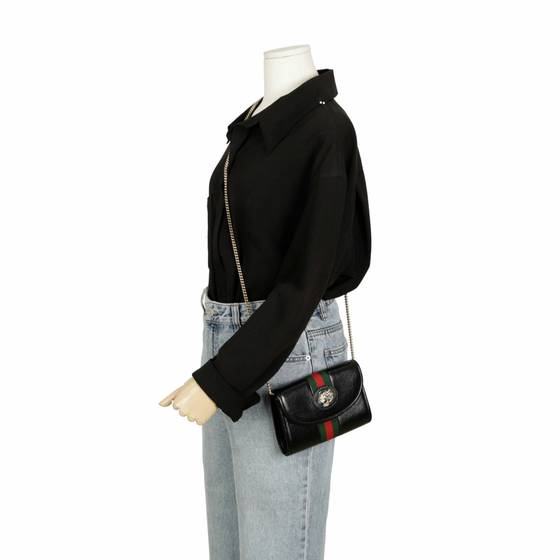 【包稅】GUCCI Laja Tiger 鏈條肩斜背包-7