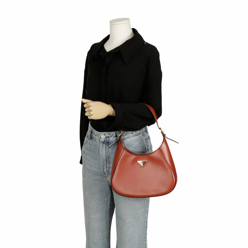 【包稅】PRADA 三角形標誌單肩包-8