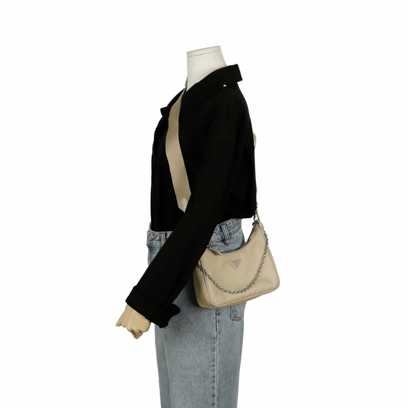 PRADA Re Edition 多色 Hobo 斜背包-9
