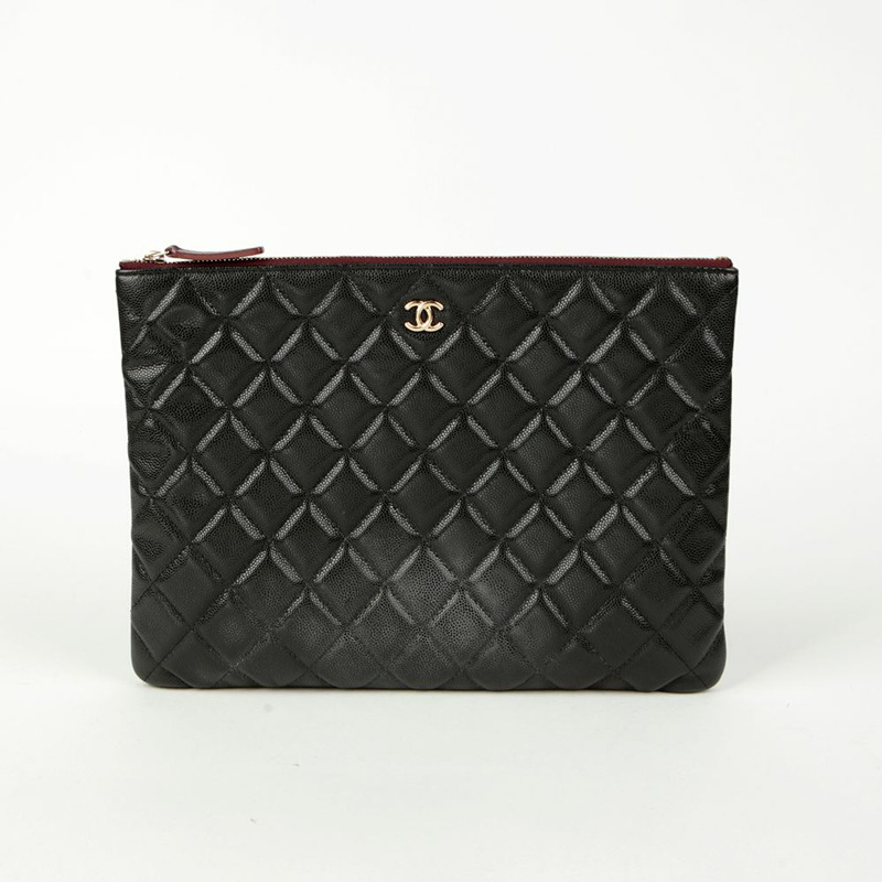 CHANEL 經典魚子醬新款中型手包-1