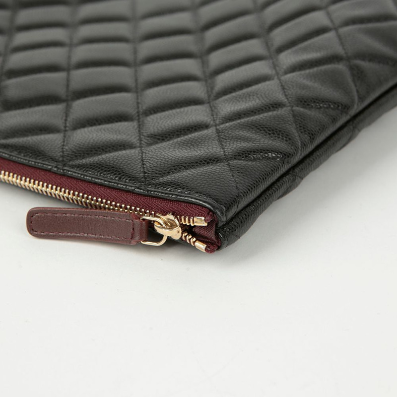 CHANEL 經典魚子醬新款中型手包-9