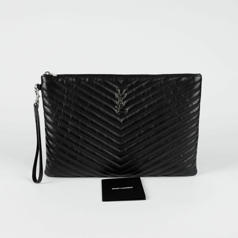 SAINT LAURENT Monogram 資料夾手拿包 440222-0