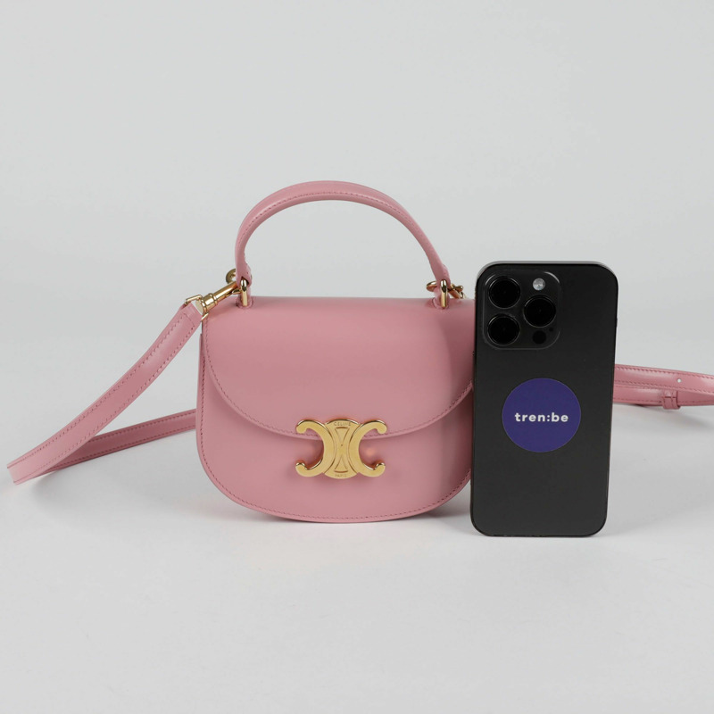 【包稅】CELINE 迷你 Clea Versace 手提單肩包-7