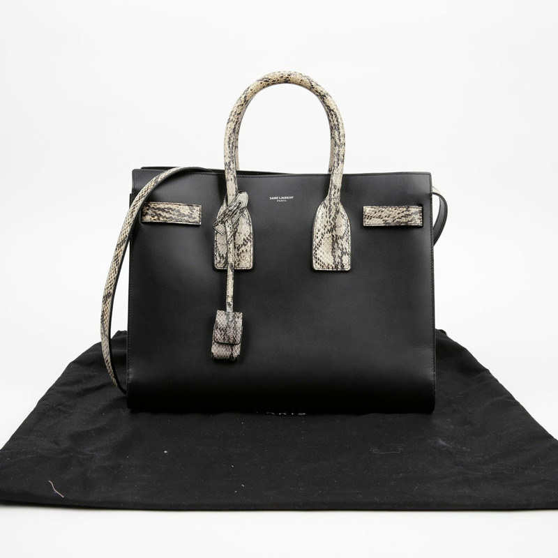SAINT LAURENT 小號托特單肩包-0
