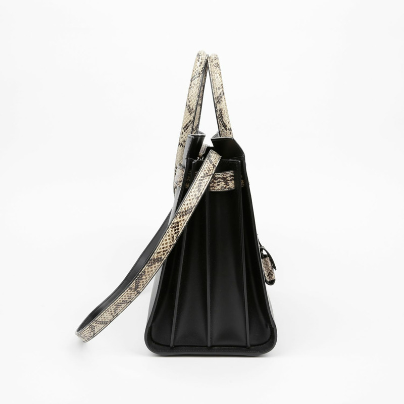 SAINT LAURENT 小號托特單肩包-3