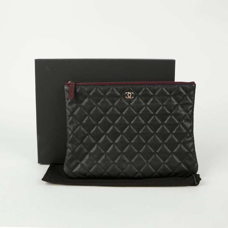 CHANEL 經典魚子醬新款中型手包-0