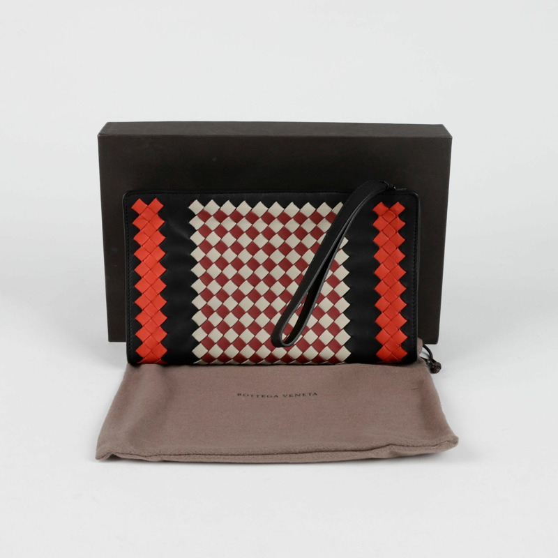 BOTTEGA VENETA Intrecciato 翻蓋手袋-0