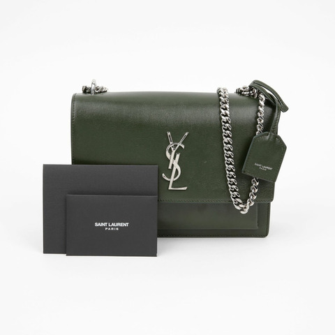 SAINT LAURENT Sunset 中型鏈條單肩斜背包