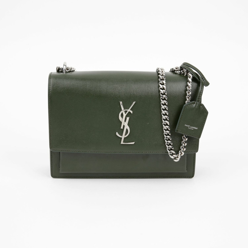 SAINT LAURENT Sunset 中型鏈條單肩斜背包-1