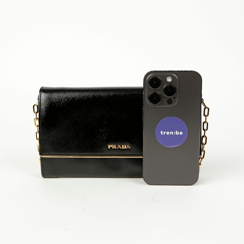 PRADA BT0920 鏈條長皮夾和斜背包-5