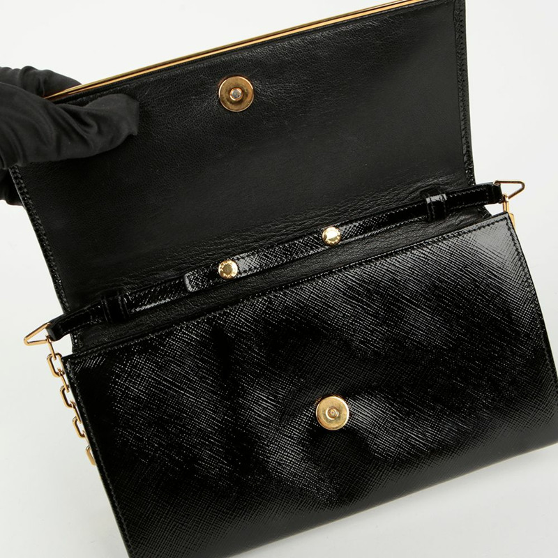 PRADA BT0920 鏈條長皮夾和斜背包-6