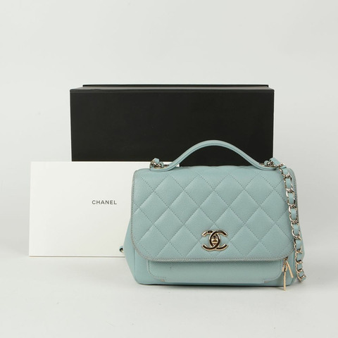 CHANEL Caviar Skin Business Affinity 中號托特單肩包