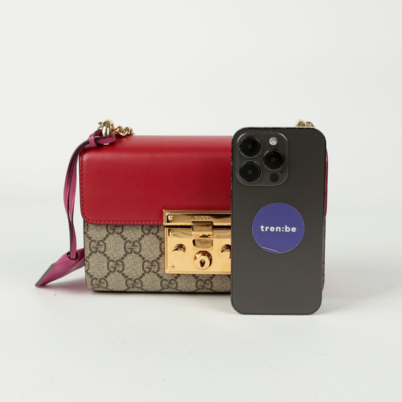 GUCCI Paddle Lock 小號肩斜背包 409487-8