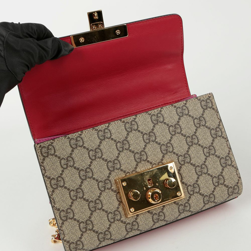 GUCCI Paddle Lock 小號肩斜背包 409487-9