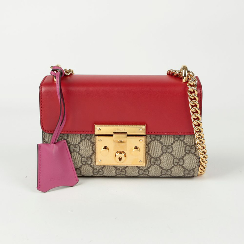 【包稅】GUCCI 槳形鎖扣小號肩斜背包 409487-1