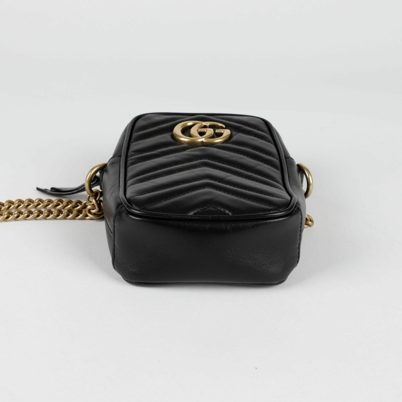 GUCCI GG Marmont 迷你肩斜背包-4